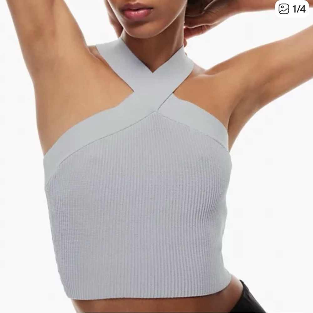 NEW Babaton Sculpt Knit Cross 2XL Matte Pearl Color